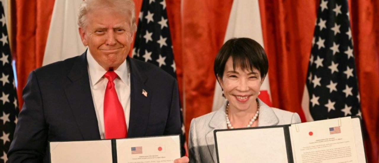 Vers un "nouvel âge d'or": à Tokyo, Trump conquis par la Première ministre Takaichi Vers un "nouvel âge d'or": à Tokyo, Trump conquis par la Première ministre Takaichi