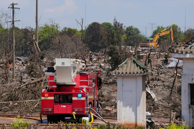 Chine: le bilan d'une explosion dans une usine de feux d'artifice passe à 37 morts