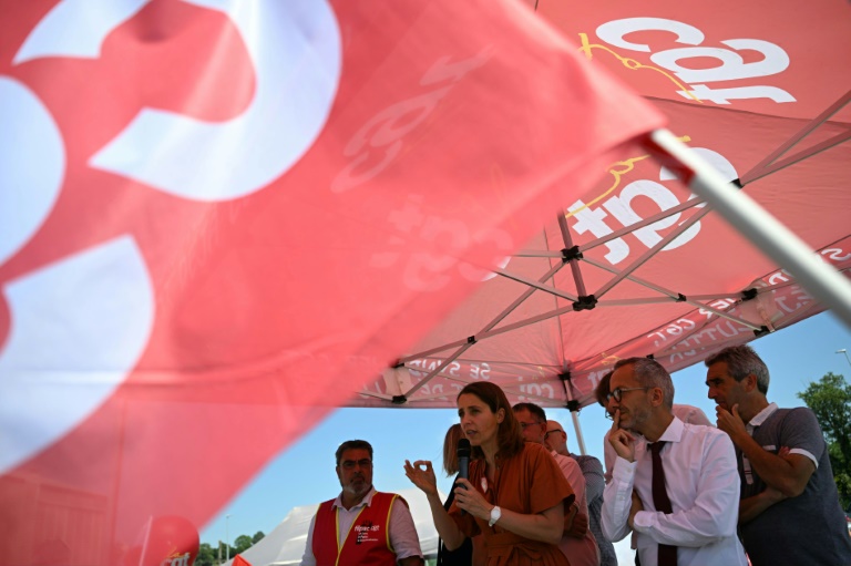 Sophie Binet (CGT) appelle l'Etat à être "au rendez-vous" pour sauver Fibre Excellence