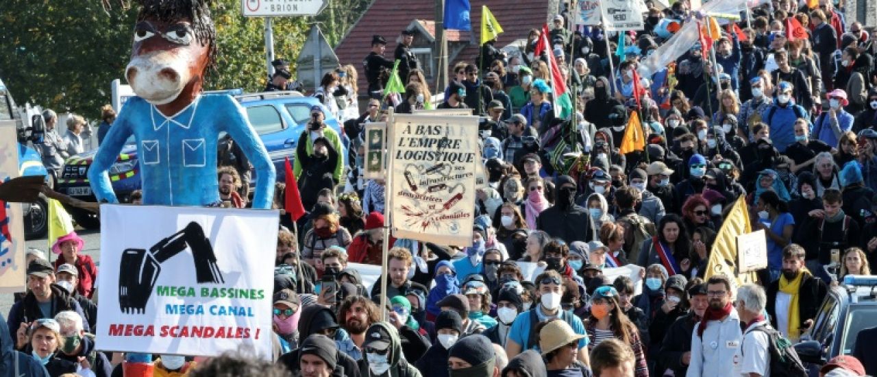 Oise: plus d'un millier d'opposants défilent contre le canal Seine-Nord Europe