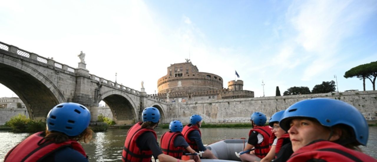 À Rome, le rafting sur le Tibre pour fuir la chaleur