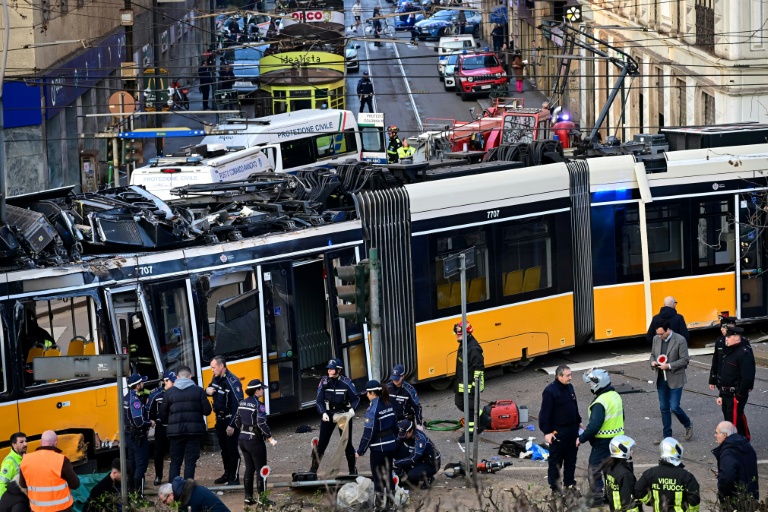 Milan: un tramway déraille, faisant deux morts et 38 blessés