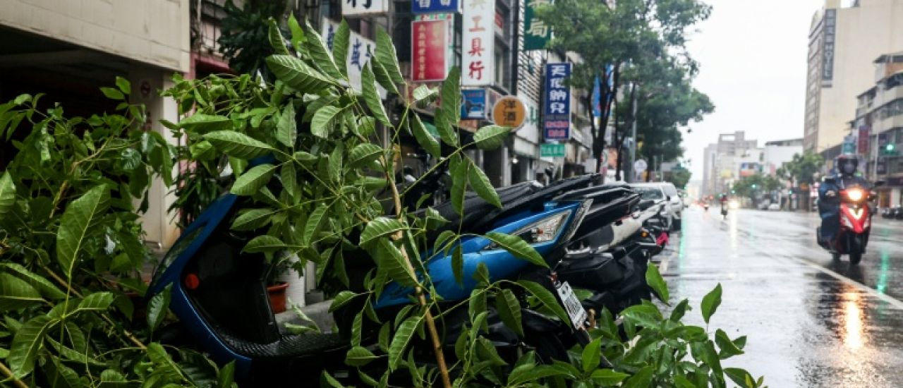Le typhon Podul rétrogradé en tempête tropicale, touche les côtes chinoises