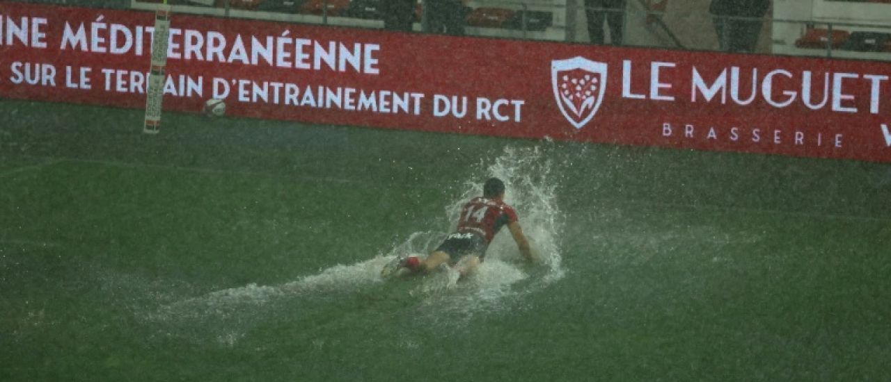 Pluies orageuses: matches reportés, transports perturbés et dégâts dans le sud-est