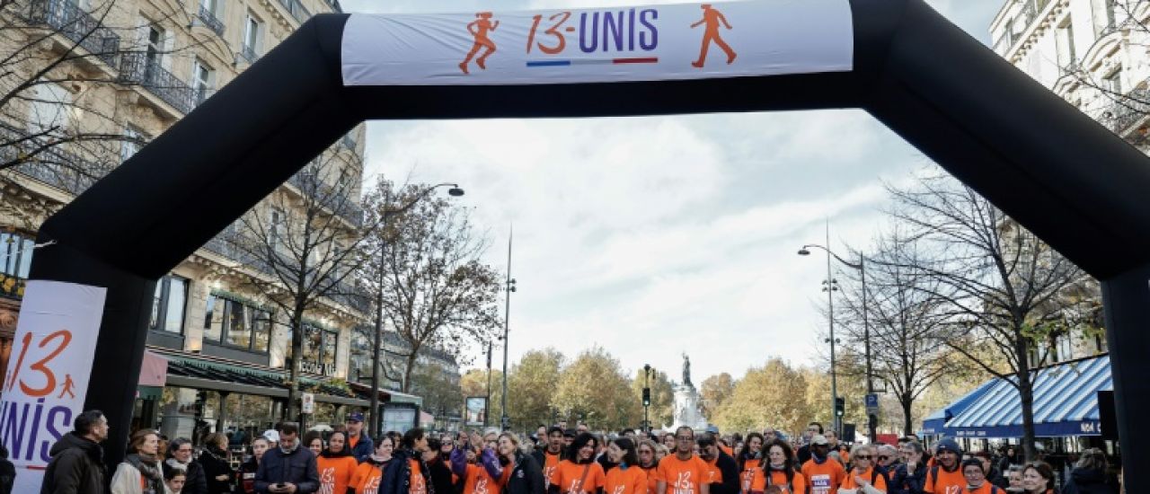 13-Novembre: une "course pour la liberté" sillonne les lieux des attentats