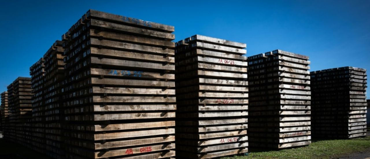 Dans le Lot, les traverses de chemin de fer deviennent moins polluantes