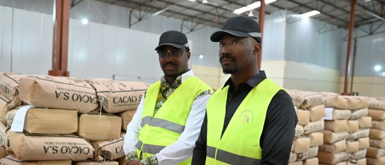 "Etre les géants" de la transformation du cacao, l'ambition de deux jumeaux ivoiriens "Etre les géants" de la transformation du cacao, l'ambition de deux jumeaux ivoiriens