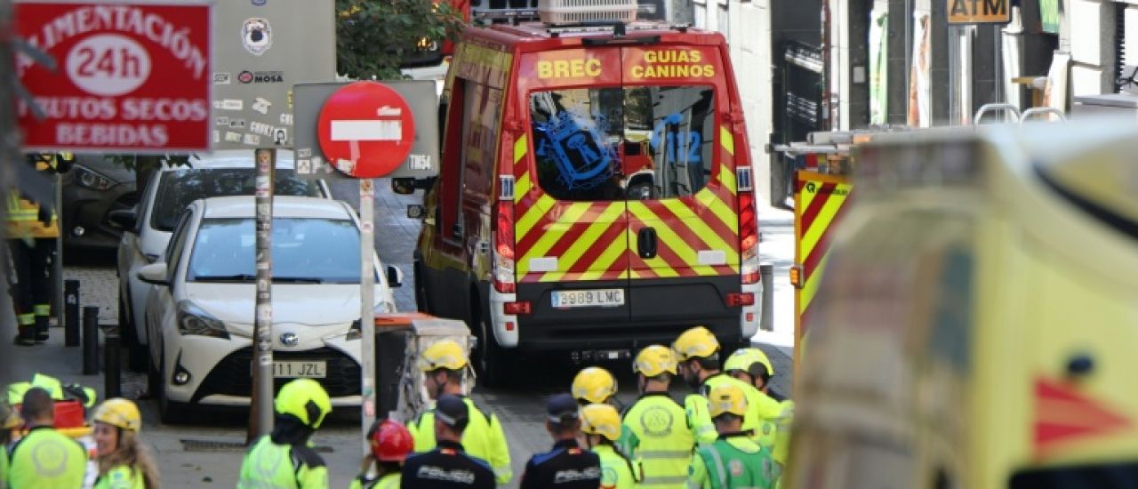 Deux morts et deux disparus après l'effondrement d'un immeuble en travaux à Madrid Deux morts et deux disparus après l'effondrement d'un immeuble en travaux à Madrid