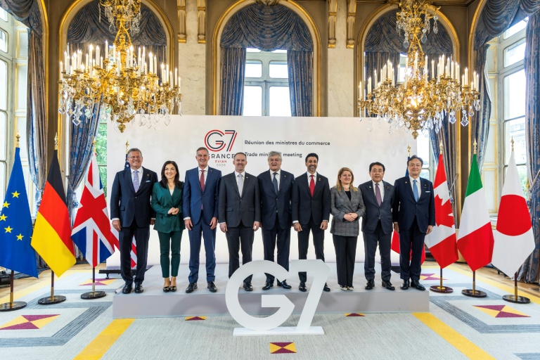 Inquiets face à la "coercition économique", les pays du G7 Commerce vont "muscler" leur réponse
