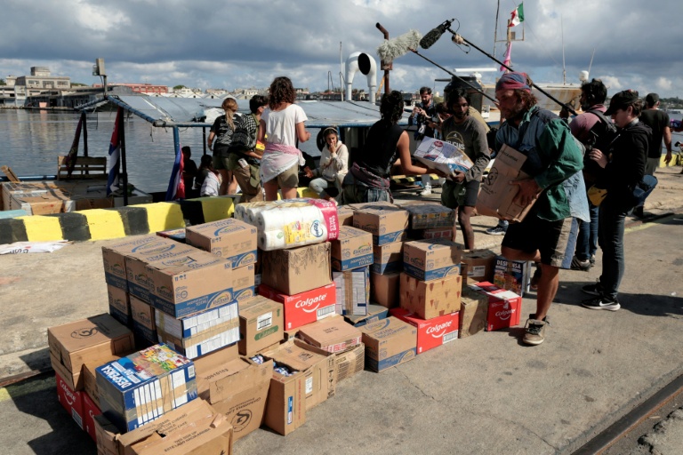 Cuba: deux voiliers d’aide humanitaire arrivent à La Havane après une perte de contact