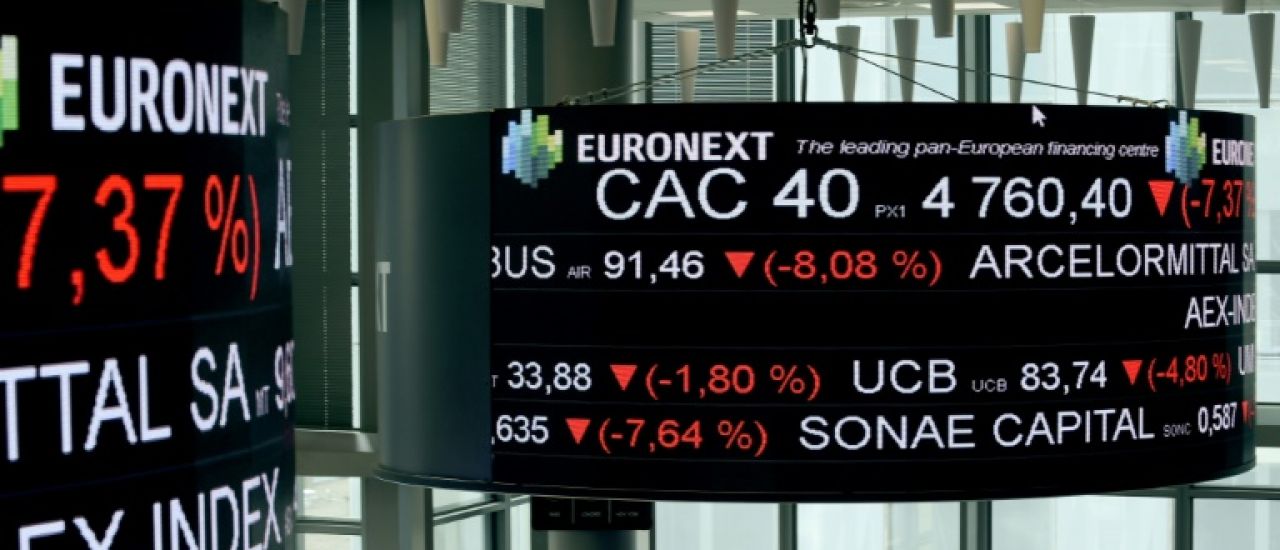 La Bourse de Paris replonge dans le rouge