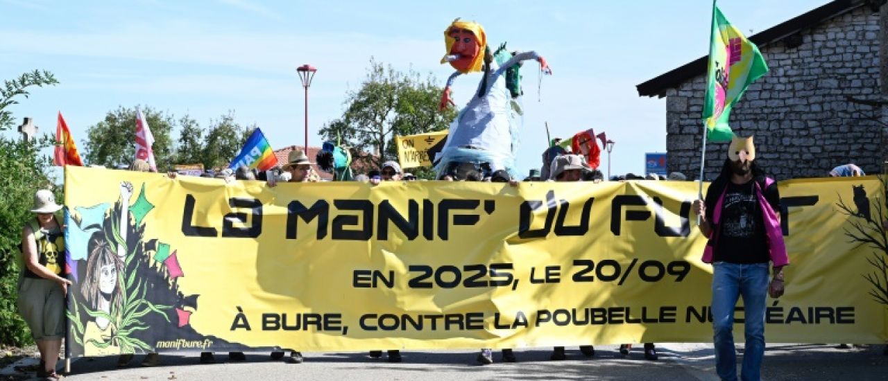 Bure: une manifestation antinucléaire rassemble des centaines de personnes