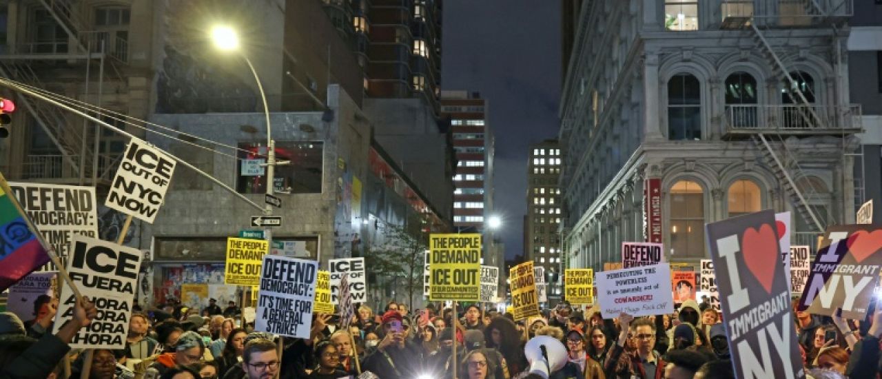 New York se mobilise contre Trump et sa police de l'immigration New York se mobilise contre Trump et sa police de l'immigration