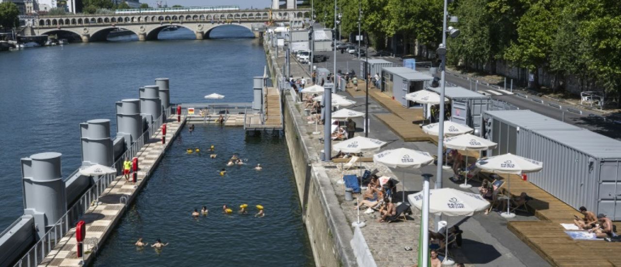 Chaleur à Paris: se baigner dans la Seine, "quelle aubaine !"