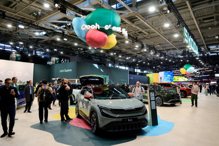 Mondial de l'auto : Macron cherche à rassurer les constructeurs européens face à la concurrence chinoise
