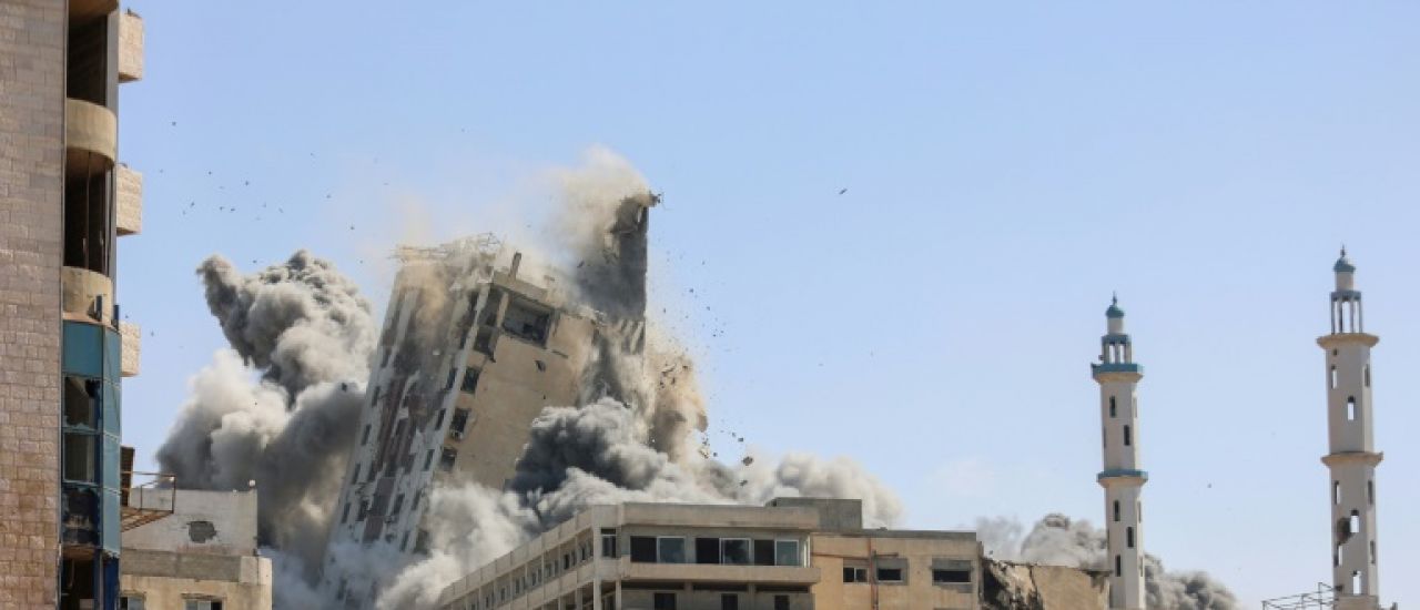 "Des enfants déchiquetés" dans la ville de Gaza, après le début de l'offensive israélienne