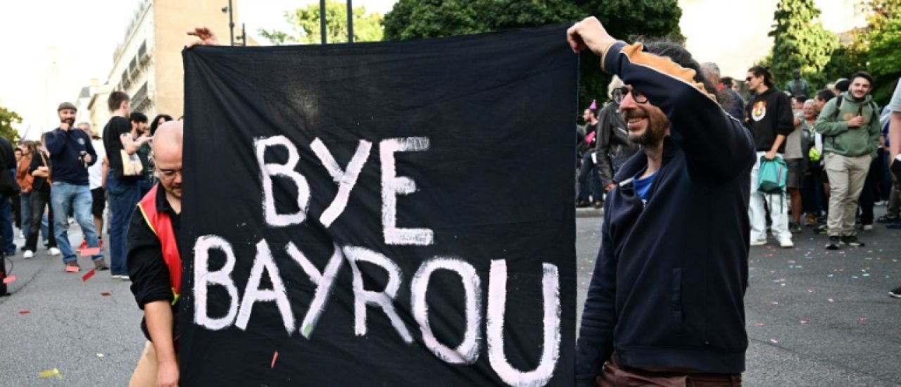 "Pots de départ" pour fêter la chute du gouvernement Bayrou et préparer le 10-Septembre