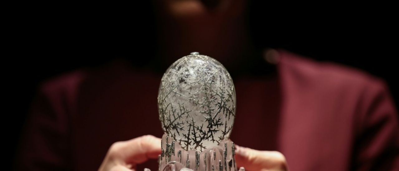 L'Oeuf d'Hiver Fabergé, estimé plus de 20 millions de livres, aux enchères à Londres