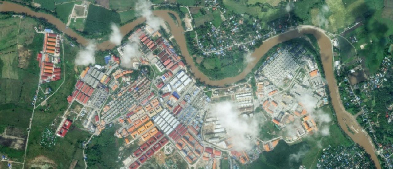 Birmanie: démolition partielle d'un centre d'arnaques après des raids de la junte, selon des images satellites