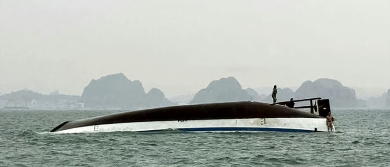 Au Vietnam, 34 morts dans le naufrage d'un bateau touristique dans la Baie d'Halong