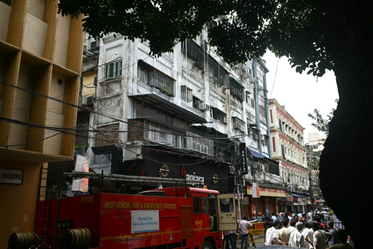 Inde: l'incendie d'un hôtel fait au moins neuf morts à Calcutta