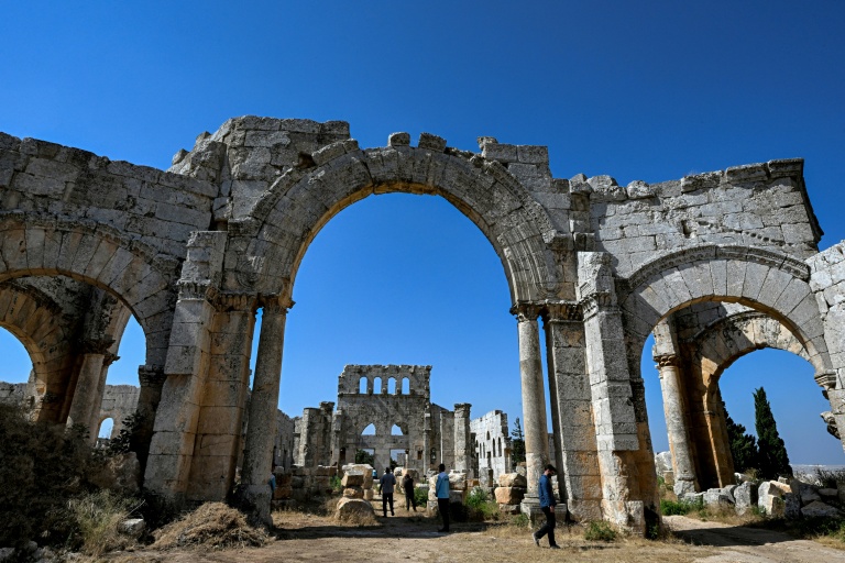En Syrie, la guerre a laissé ses traces au monastère de Saint-Siméon