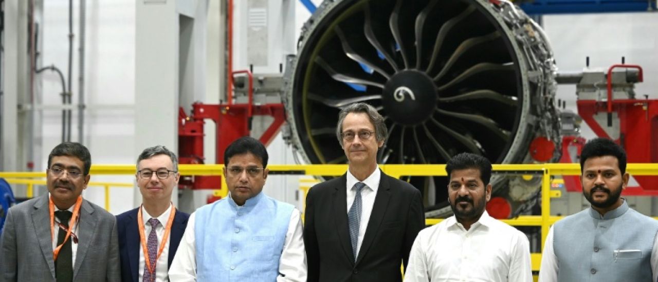 Safran inaugure en Inde un site géant de maintenance pour son moteur d'avion vedette