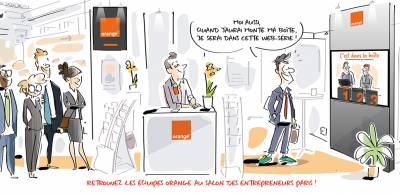 Retrouvez les équipes Orange au Salon des Entrepreneurs Paris