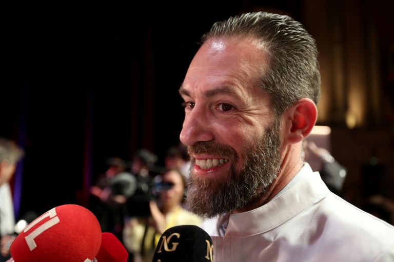 Michaël Arnoult, le chef du restaurant La Morainières, le 16 mars 2026 à Monaco