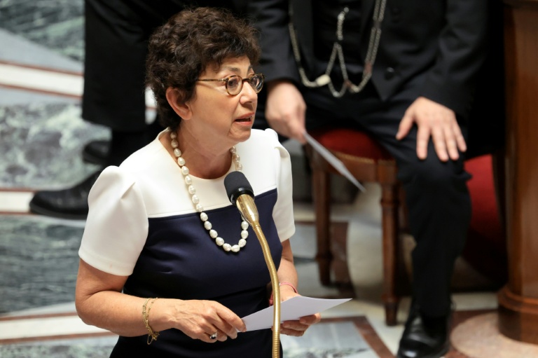 La ministre de la Transition écologique Monique Barbut à l'Assemblée nationale, le 26 mai 2026 à Paris