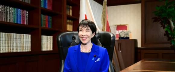 Sanae Takaichi, nouvelle dirigeante élue du Parti libéral-démocrate (PLD) au pouvoir, le 4 octobre 2025 à Tokyo Sanae Takaichi, nouvelle dirigeante élue du Parti libéral-démocrate (PLD) au pouvoir, le 4 octobre 2025 à Tokyo