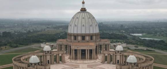 La basilique de Yamoussoukro, le 9 août 2025 La basilique de Yamoussoukro, le 9 août 2025