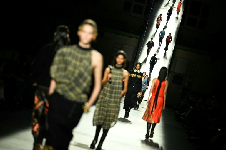 Défilé de la maison Dries Van Noten pour la Fashion week de Paris, le 4 mars 2026