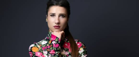 La comédienne Marie Benoliel, connue sous le nom de "Marie s'infiltre", le 18 mars 2024 à Paris La comédienne Marie Benoliel, connue sous le nom de "Marie s'infiltre", le 18 mars 2024 à Paris