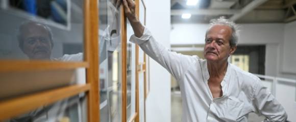 L'artiste français Philippe Gourdon, lors d'une interview à Caracas, le 2 octobre 2025 au Venezuela L'artiste français Philippe Gourdon, lors d'une interview à Caracas, le 2 octobre 2025 au Venezuela