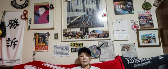 Mako Nishimura, yakuza à la retraite, lors d'une interview avec l'AFP à sa résidence de Gifu, le 28 septembre 2025 au Japon Mako Nishimura, yakuza à la retraite, lors d'une interview avec l'AFP à sa résidence de Gifu, le 28 septembre 2025 au Japon