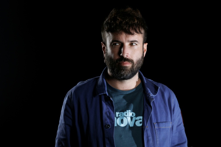L'humoriste Aymeric Lompret à Paris le 22 octobre 2024