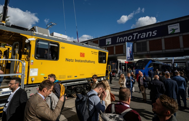 Prototype du futur train express de banlieue (S-Bahn) conçu par Alstom pour Cologne en Allemagne et sa région, présenté au salon Innotrans de Berlin qui se tient de mardi 22 septembre 2026 au vendredi 25 septembre 2026