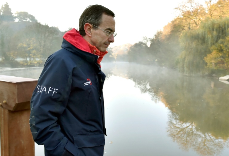 Bruno Retailleau près de Saint-Malo-du-Bois, le 2 novembre 2015 en Vendée