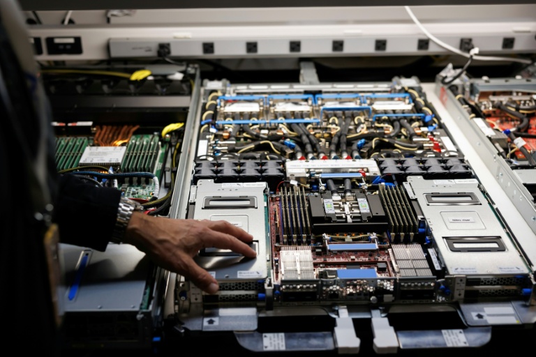 Un serveur d'Amazon Web Services (AWS) à Austin (Texas)