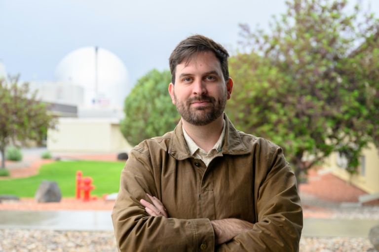 Jordan Bramble, PDG de Anteres Nuclear, au Idaho National Laboratory à l'ouest d'Idaho Falls, le 25 Juin 2026 en Idaho