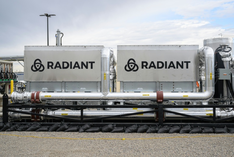 Des composants de réacteur nucléaire au Laboratoire national de l'Idaho, à l'ouest d'Idaho Falls, le 25 juin 2026