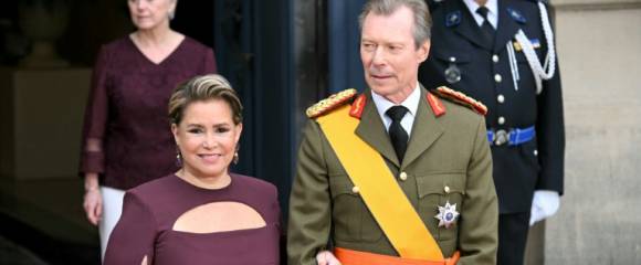 L'ancien grand-duc Henri (D) et la grand-duchesse Maria Teresa, à Luxembourg, le 3 octobre 2025 L'ancien grand-duc Henri (D) et la grand-duchesse Maria Teresa, à Luxembourg, le 3 octobre 2025