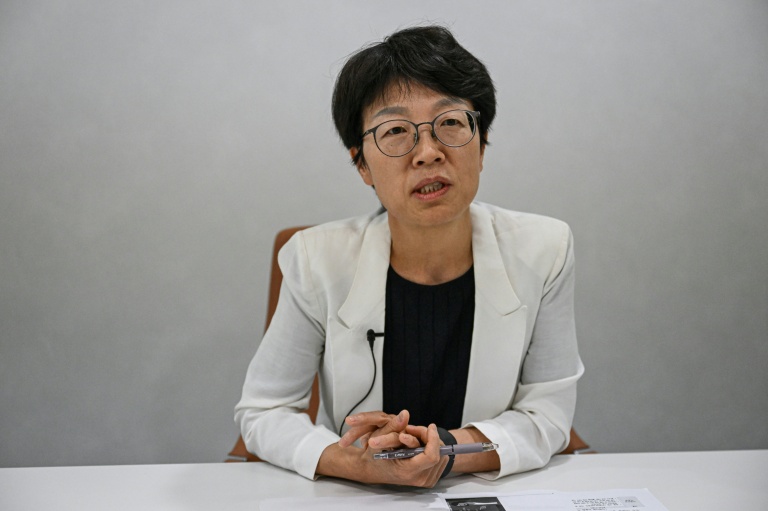 Kim Mi-Soon, responsable du Centre coréen de réponse aux crimes sexuels numériques, le 2 juillet 2026 à Séoul