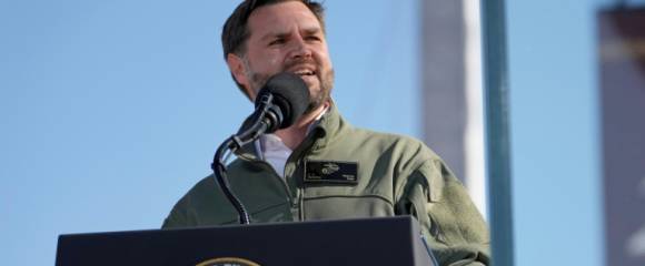 Le vice-président américain JD Vance durant une manifestation pour le 250e anniversaire du Corps de Marines en Californie, à Camp Pendleton, le 18 octobre 2025 Le vice-président américain JD Vance durant une manifestation pour le 250e anniversaire du Corps de Marines en Californie, à Camp Pendleton, le 18 octobre 2025