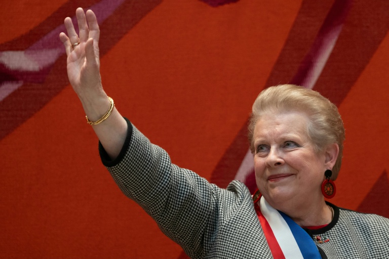 La socialiste Catherine Trautmann, nouvelle maire de Strasbourg, le 28 mars 2026 à Strasbourg