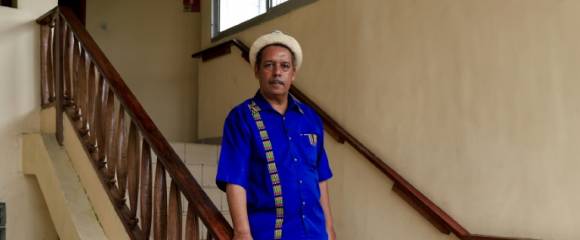 Yann Anoko, directeur de l'hôtel Seme Beach à Limbé, le 4 octobre 2025 au Cameroun Yann Anoko, directeur de l'hôtel Seme Beach à Limbé, le 4 octobre 2025 au Cameroun