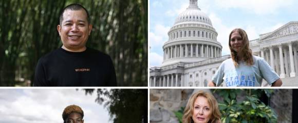 L'AFP a interrogé quatre personnes sur quatre continents pour comprendre ce qui les a motivées à agir pour le climat, dans le cadre d'un projet mené par la collaboration internationale Covering Climate Now baptisé "le projet 89%" L'AFP a interrogé quatre personnes sur quatre continents pour comprendre ce qui les a motivées à agir pour le climat, dans le cadre d'un projet mené par la collaboration internationale Covering Climate Now baptisé "le projet 89%"