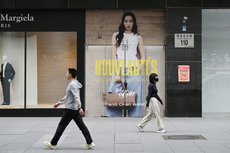 Les Galeries Lafayette à Pékin, le 26 mai 2026