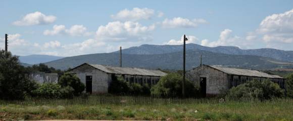 Les ruines de l'ancien camp de réfugiés de Rivesaltes, le 28 avril 2025 dans les Pyrénées-Orientales Les ruines de l'ancien camp de réfugiés de Rivesaltes, le 28 avril 2025 dans les Pyrénées-Orientales